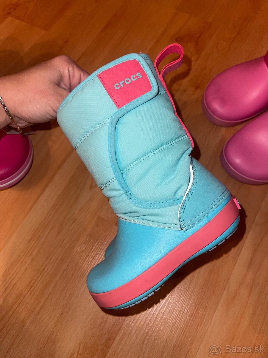 Dievčenské čižmy Crocs - 4