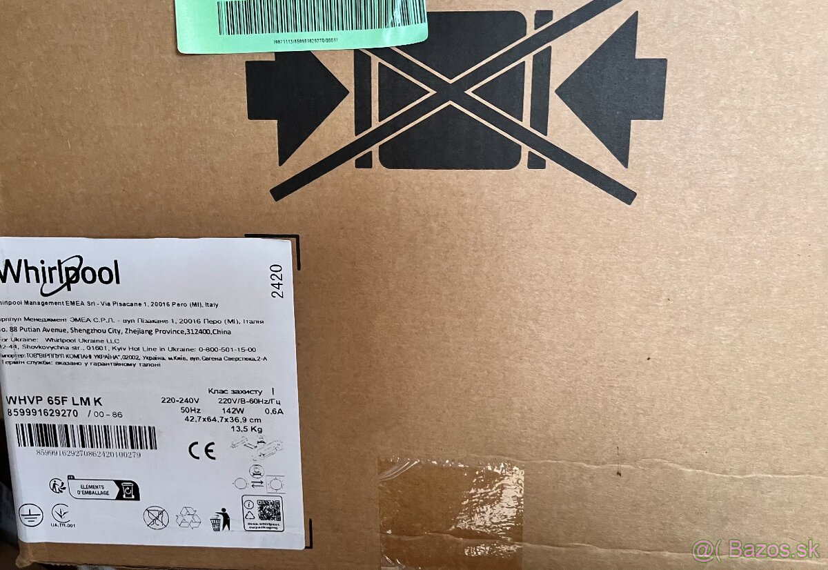 WHIRLPOOL WHVP 65F LM K - 4