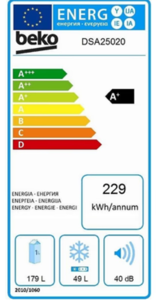 beko chladnička s mrazničkou hore - 4