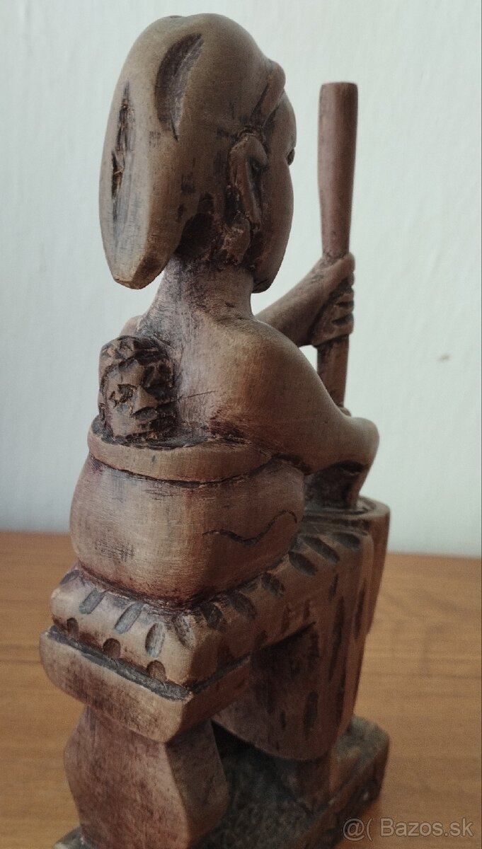 Africká drevená soška - 4