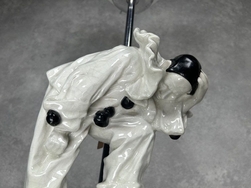 Art deco lampa Smutný Pierot / Emanuel Kodet Julián - Bechyn - 4