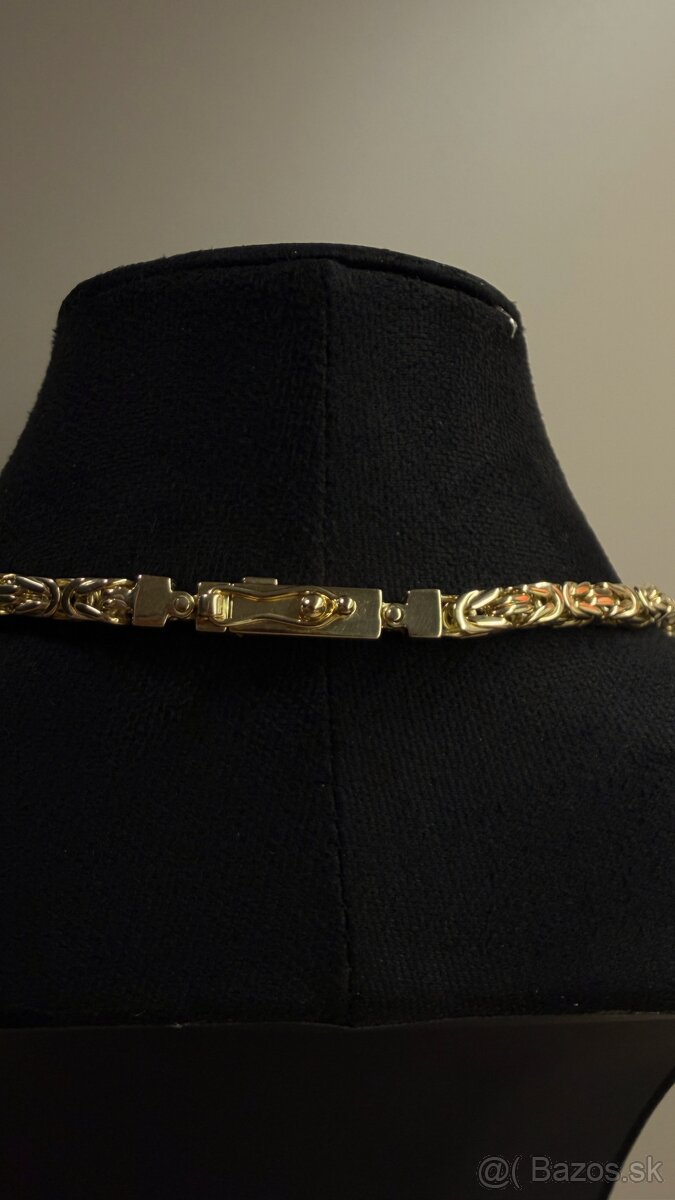 Zlata retiazka kralovsky vzor 14k 585/1000 105g - 4