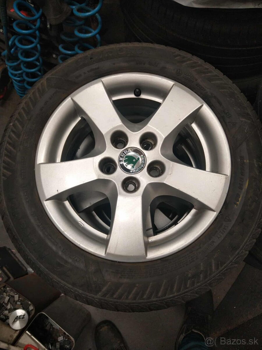 Alu 5 x 100 R 14 + zimné pneu. - 4