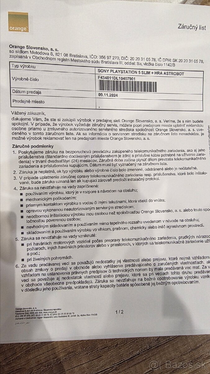 PS5 Slim s mechanikou záruka - 4