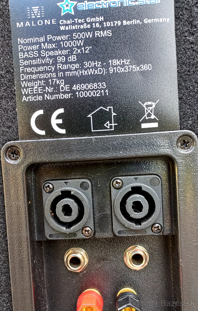 Predám Reproduktory MALONE - 4