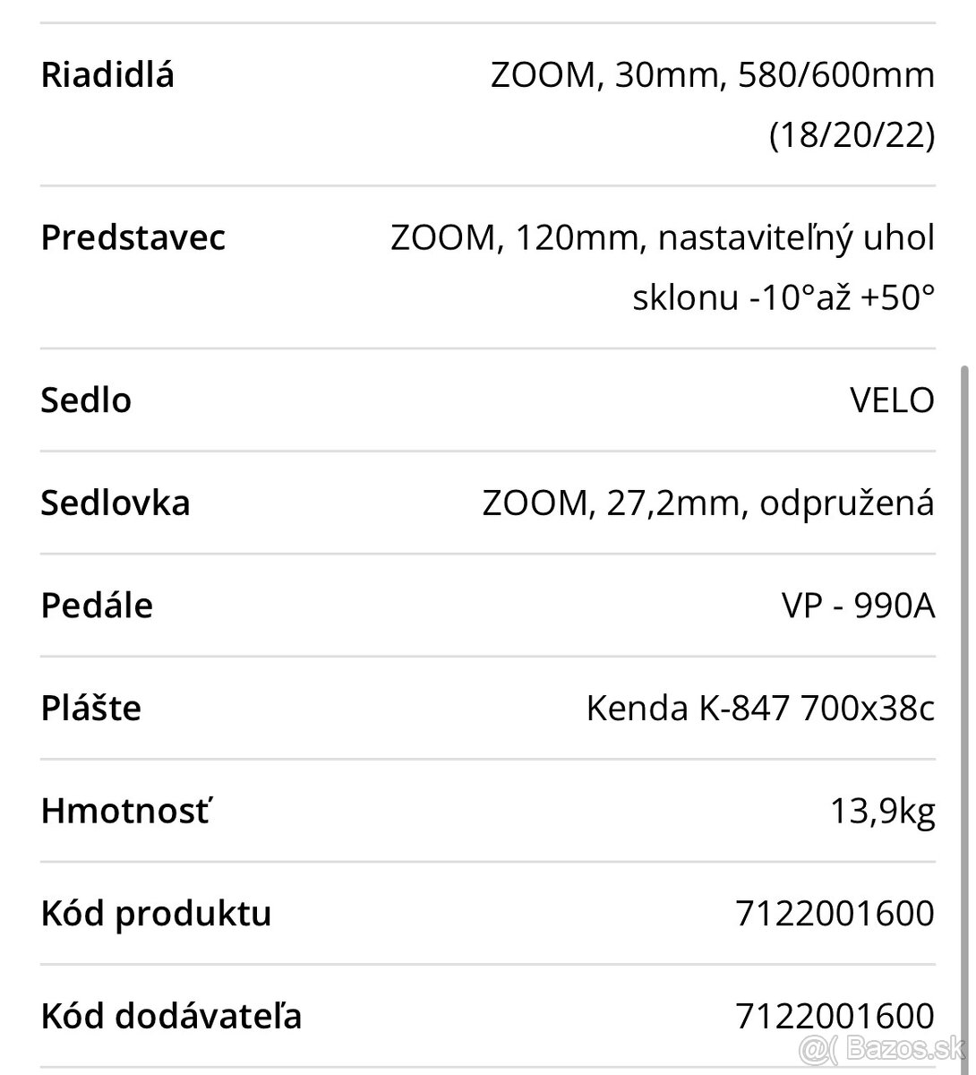 Predám crossový bicykel ARCORE CROSS 1.1 - 4
