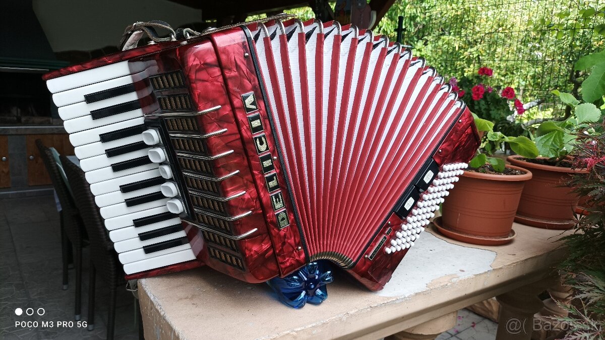 Harmonika -Akordeon.Delícia Junior 72basová. - 4