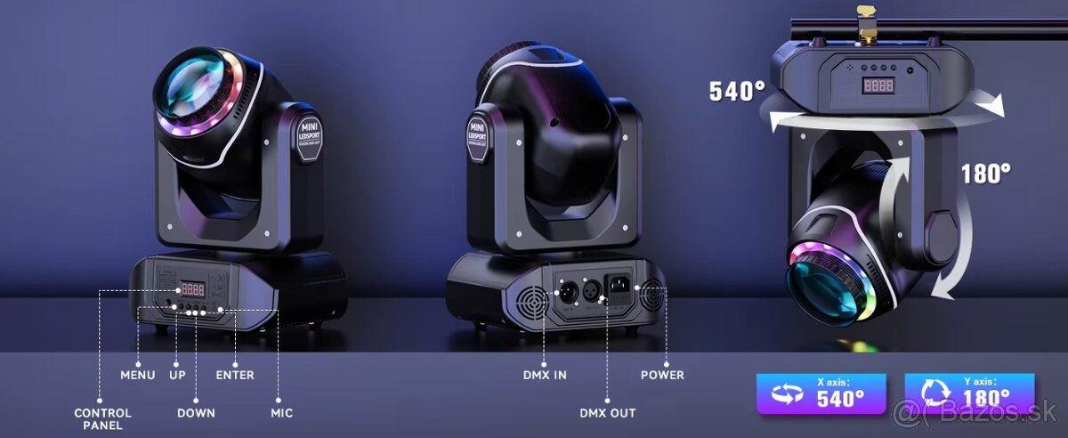 Rotačná hlava 120W / 2x - 4