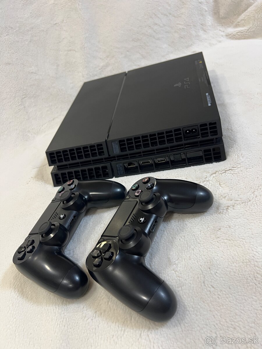 PS4 1000GB + 2x Ovládač + Hra - 4