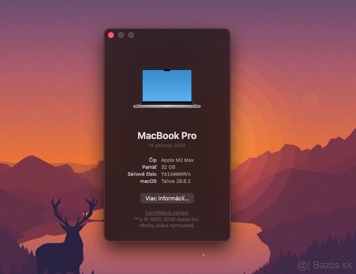 Predám MacBook Pro 14" M2 MAX 2023, Vesmírne sivý - 4
