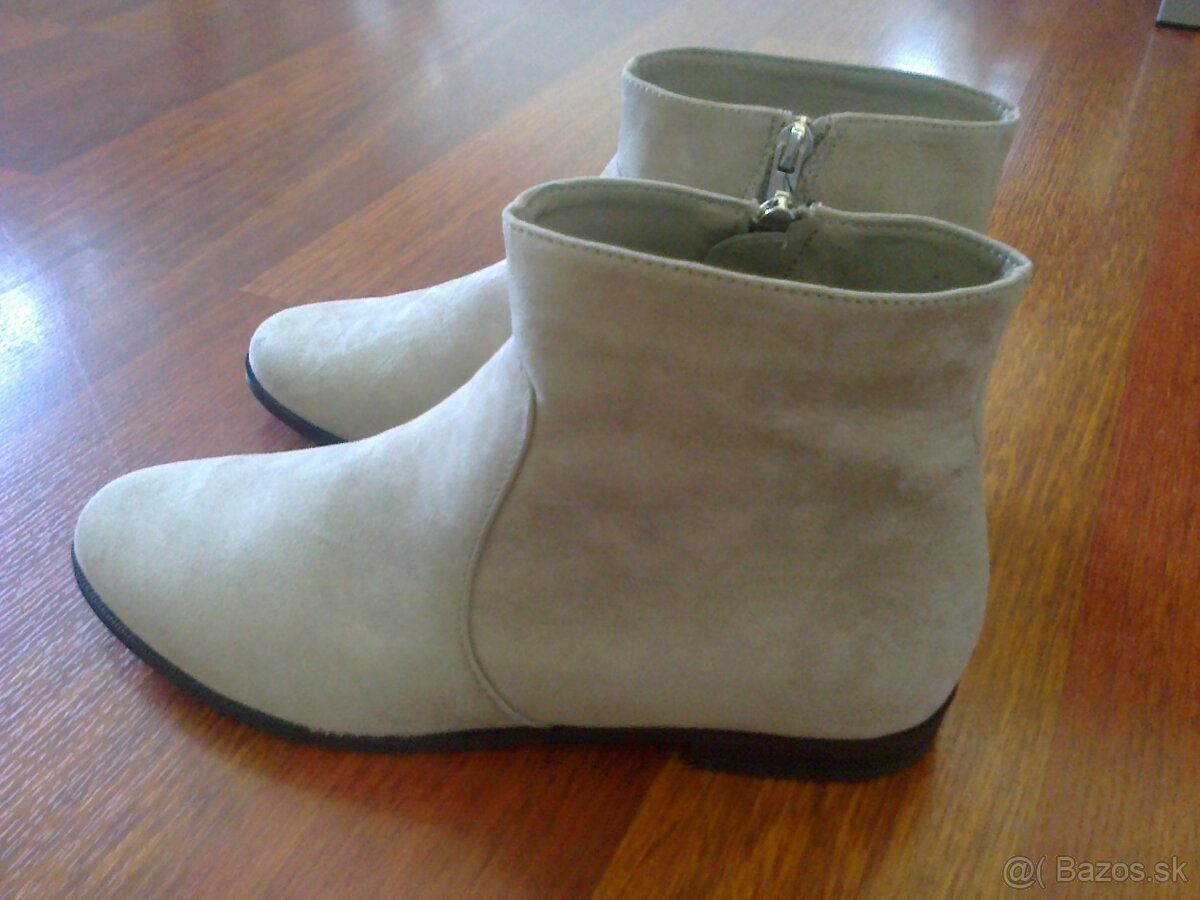 dámske sivé členkové topánky / 40 - 4