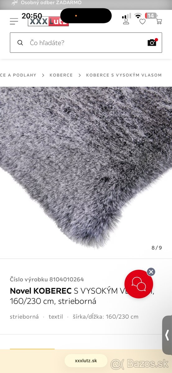 Koberec s dlhým chlpom 160 x 230 cm - 4