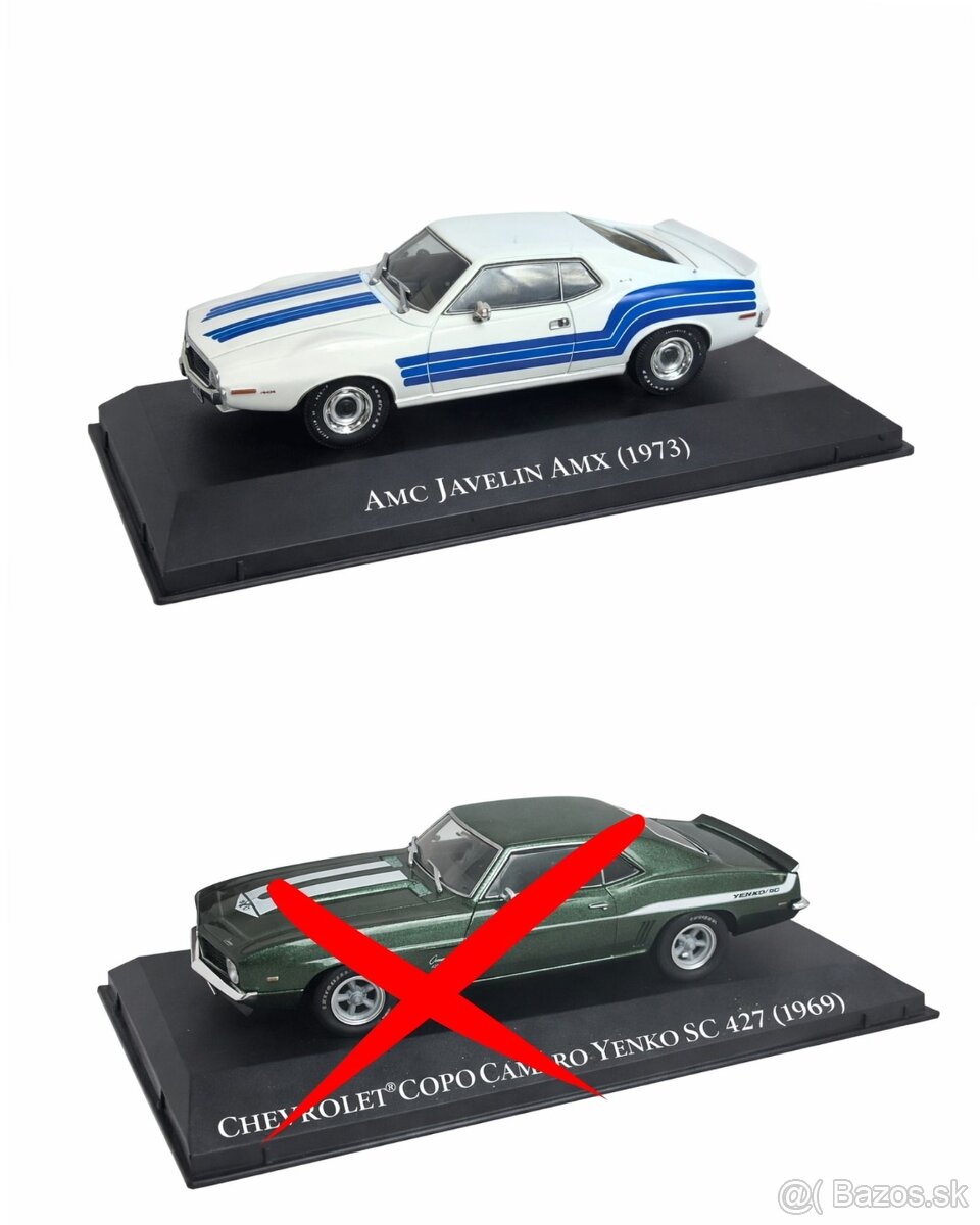 Zbierka modelov amerických značiek (1:43) kovové modely - 4