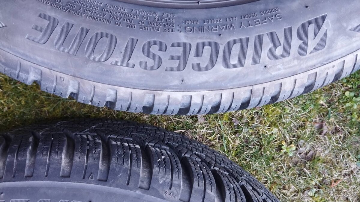 Sada diskov 5x100 pneu.BRIDGESTONE 185/60R15 88T - 4