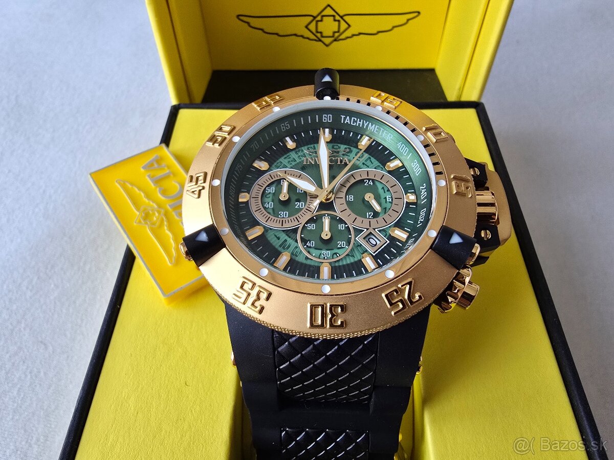 Invicta Subaqua black gold 200m - 4