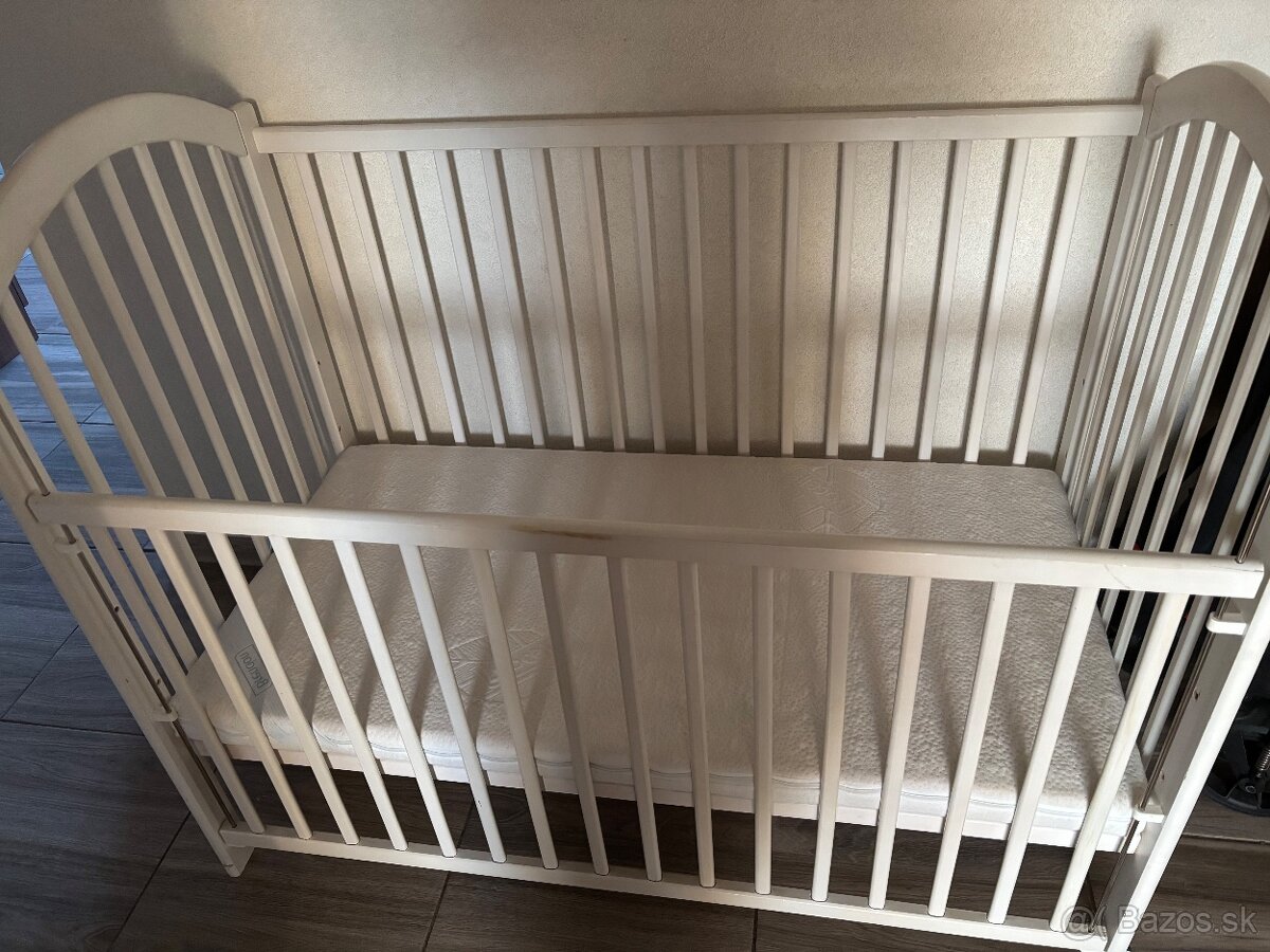 Detská postieľka s matracom 120x60 - 4