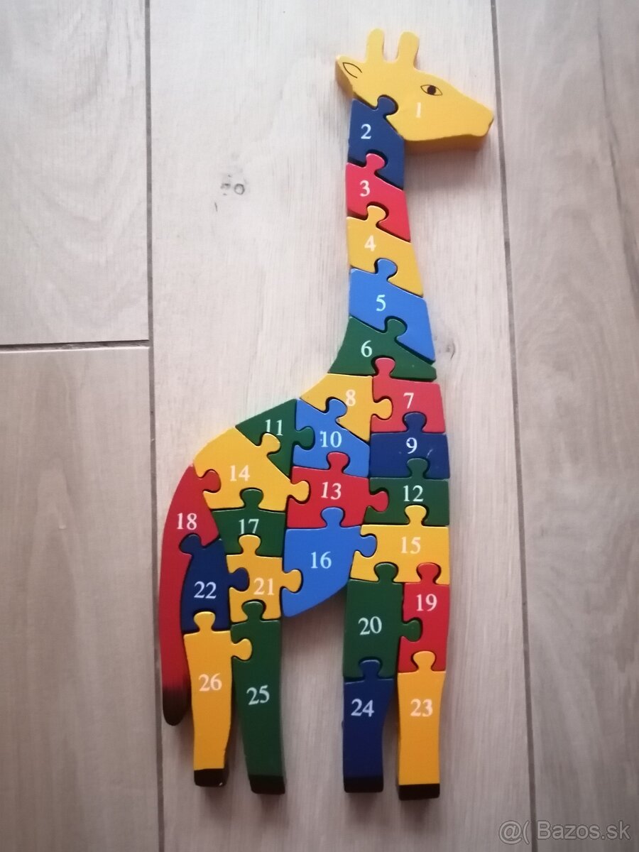 Drevené obojstranné puzzle - 4