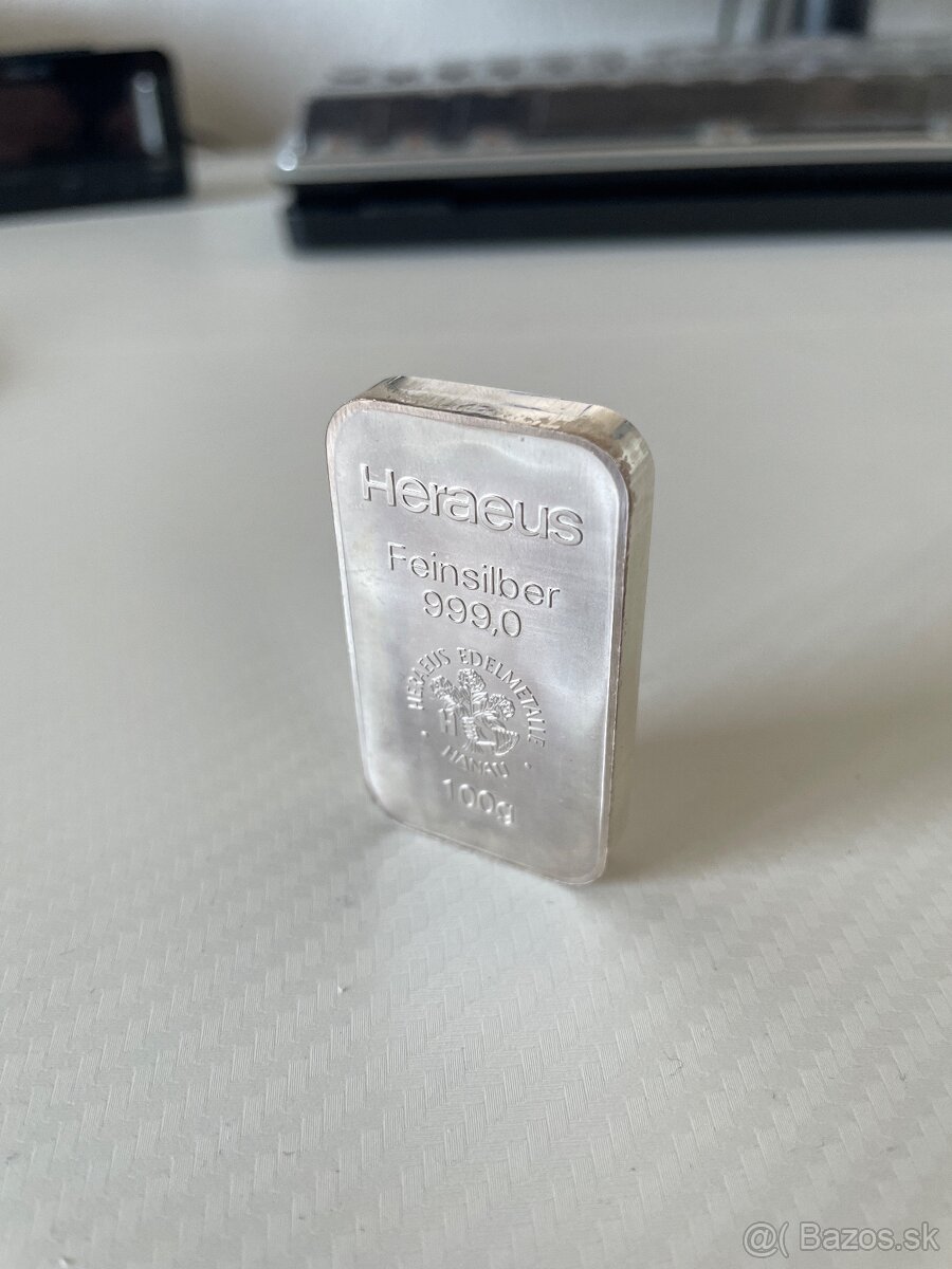 Strieborná investičná tehlička - 4