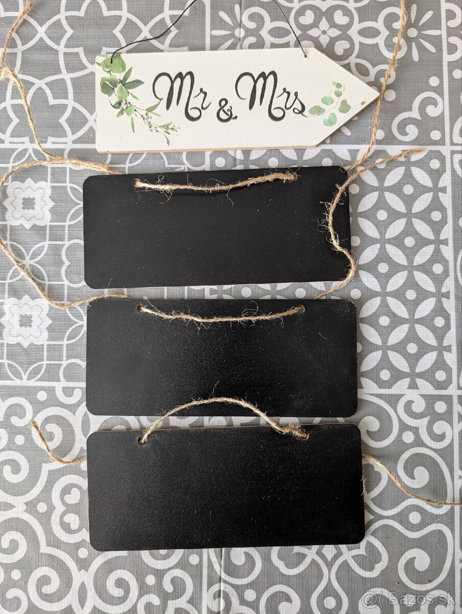 Svadobná výzdoba "Greenery" - 4