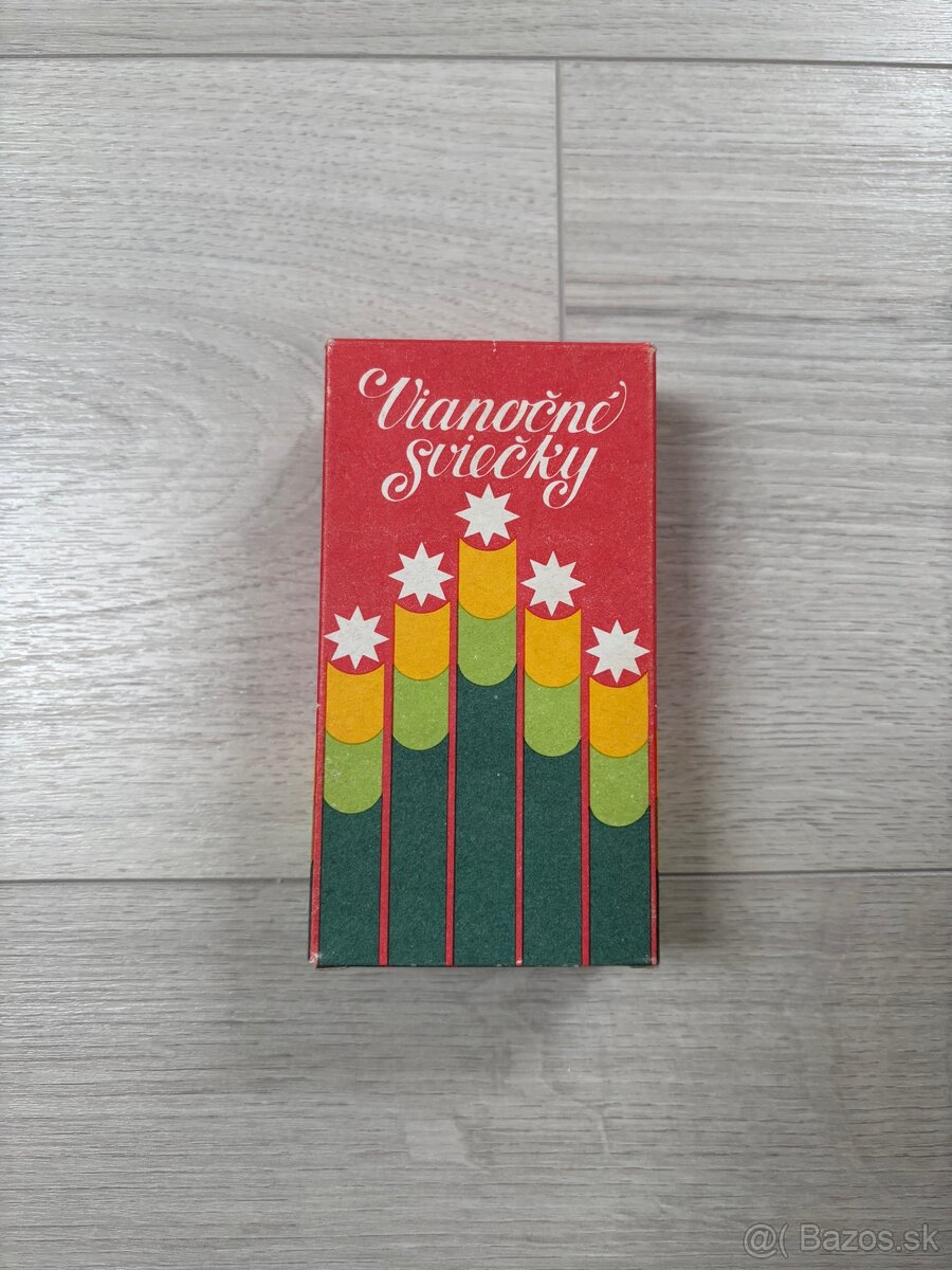 staré vianočné sviečky - 4