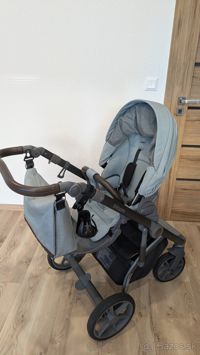 Kočík ROAN Bloom Titanium 3-kombinácia a základňa Isofix - 4