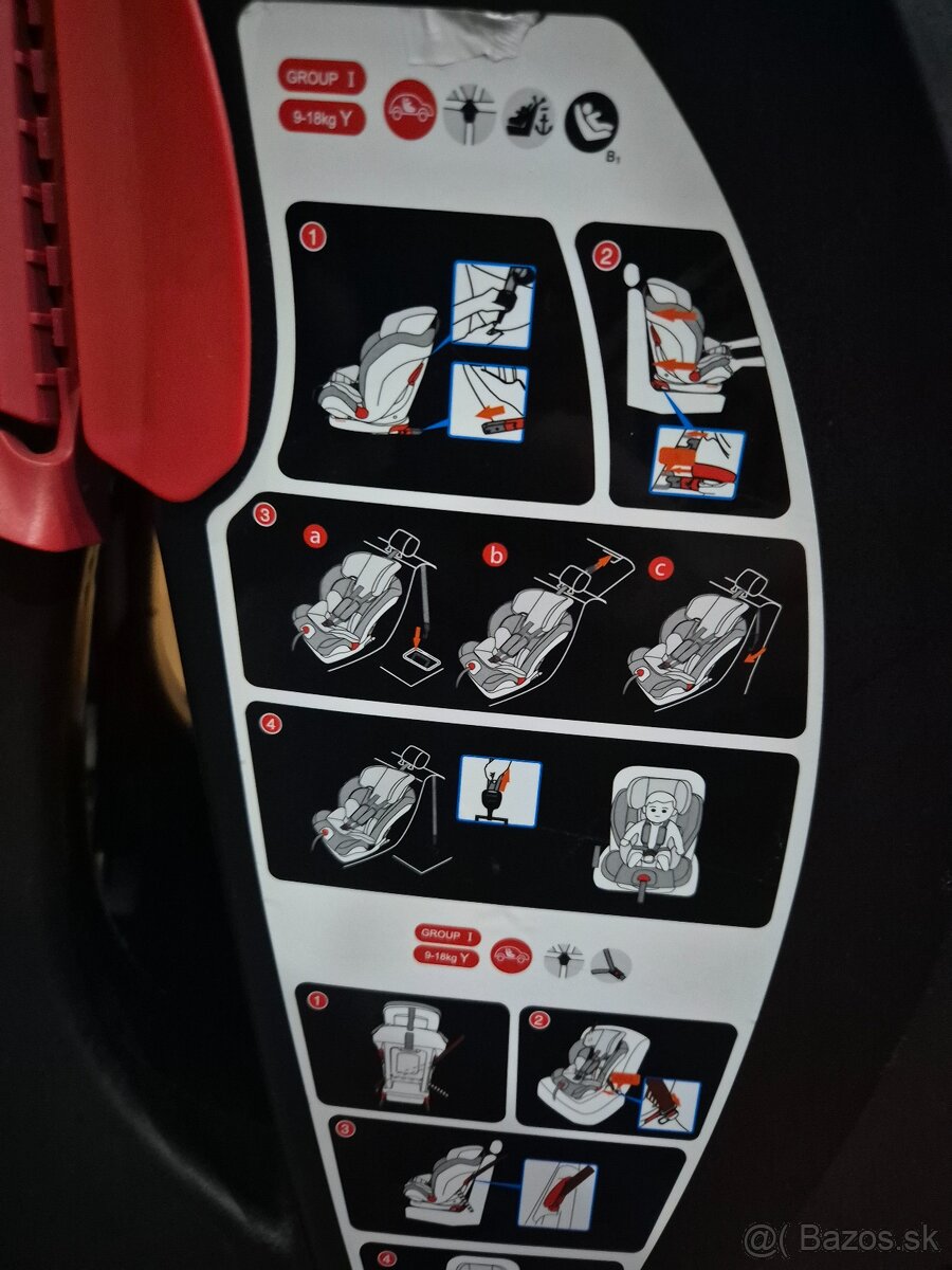 Detska autosedacka Zopa carrera fix 2 - 4