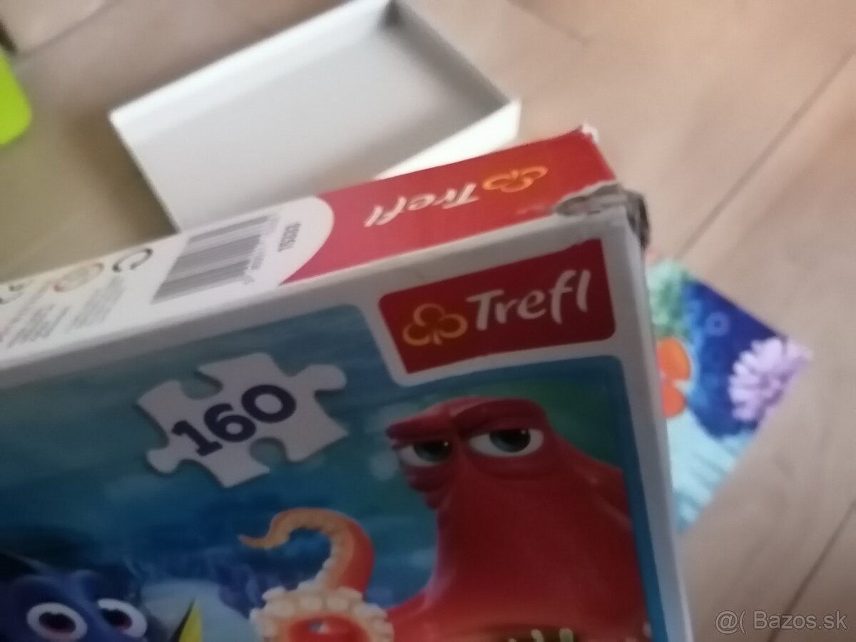 Puzzle Hľadá sa Dory, Macko PU, Bambi, Minnie, Ebchantimals - 4