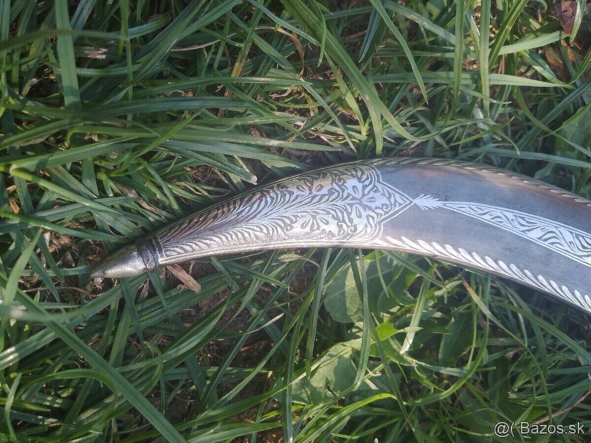 PERZSKA DÝKA DAMSCUS STRIEBRO - 4