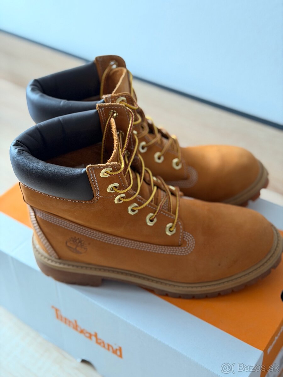 Kožená obuv Timberland - 4