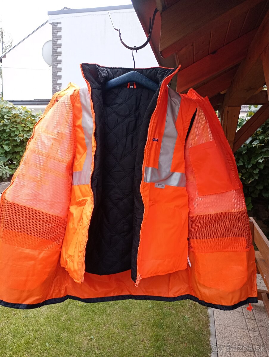 Reflexná bunda XXL ČERVA 5v1 - 4