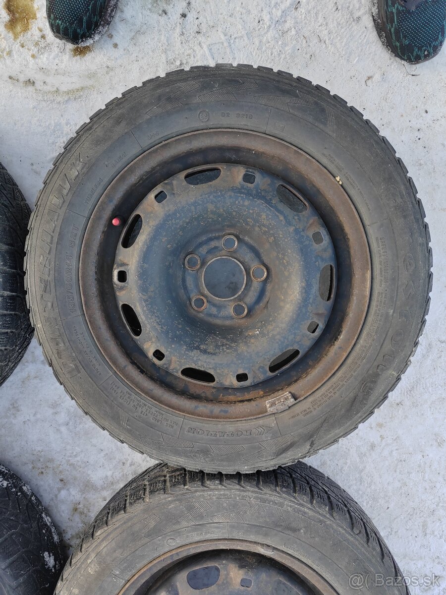 Zimné pneumatiky s plechovými diskami - 4