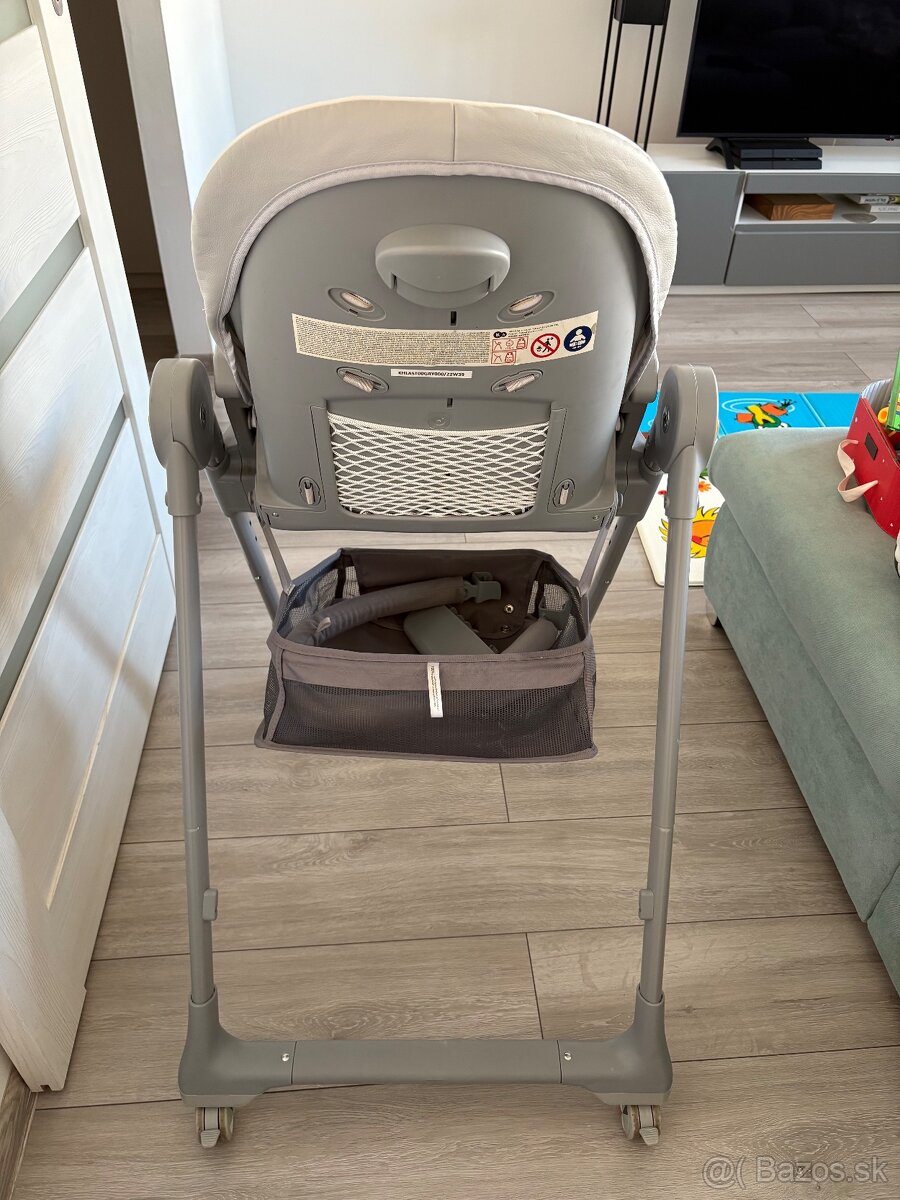 Jedálenská stolička Kinderkraft Lastree Grey 2v1 - 4