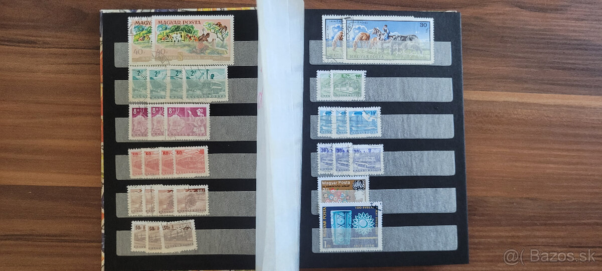 začatá zbierka Maďarska v malom hrubom albume - 4