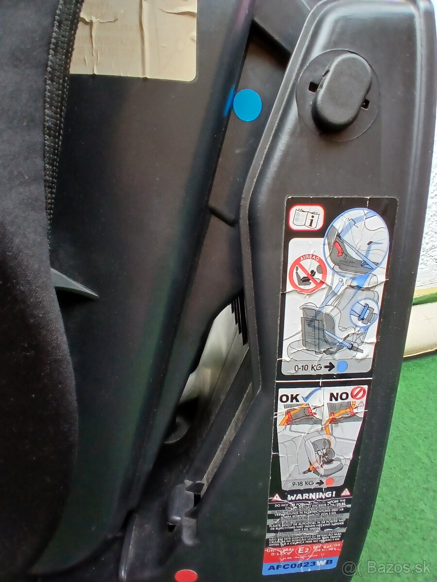 Polohovateľná autosedačka - 4