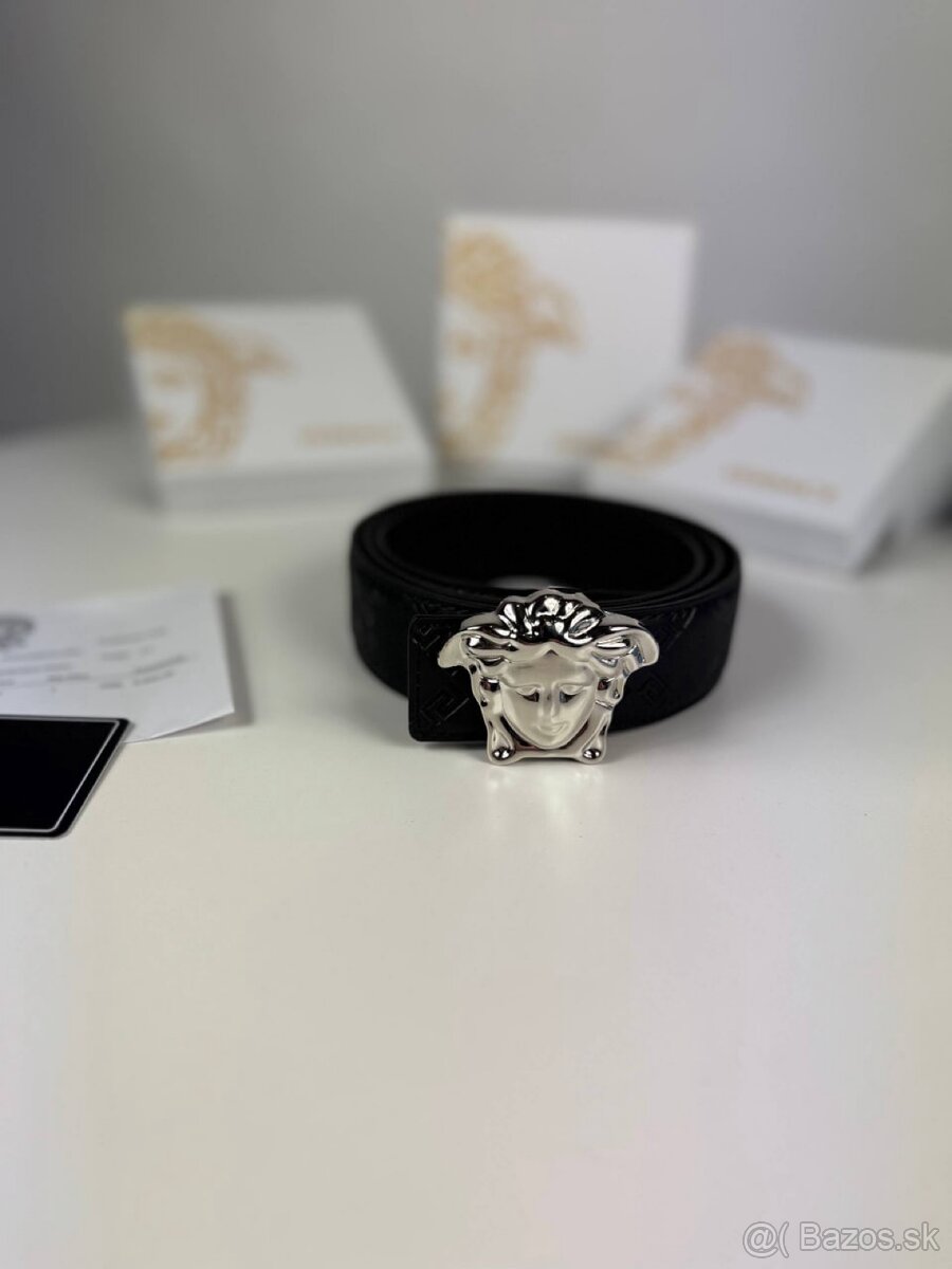 Kožený opasok Versace - 4