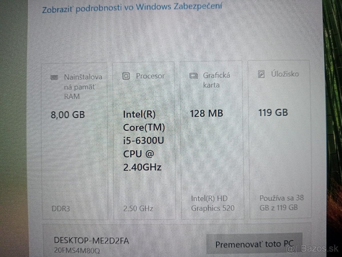 Lenovo Thinkpad T460,Intel core i5 ,8gb ram ,120gb ssd - 4