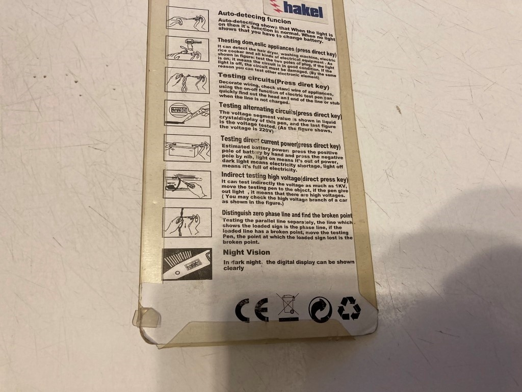 Skúšačka napätia kontaktná/bezkontaktná HAKEL - 4