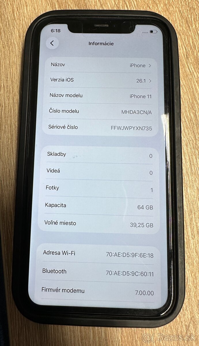 Predám iPhone 11 64GB v čiernej farbe - 4