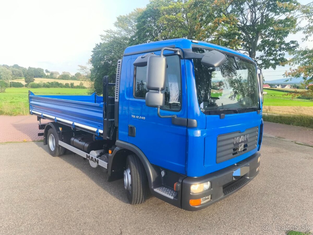 Man TGL 12.240 Trojstranný sklápač / vyklápač - 4