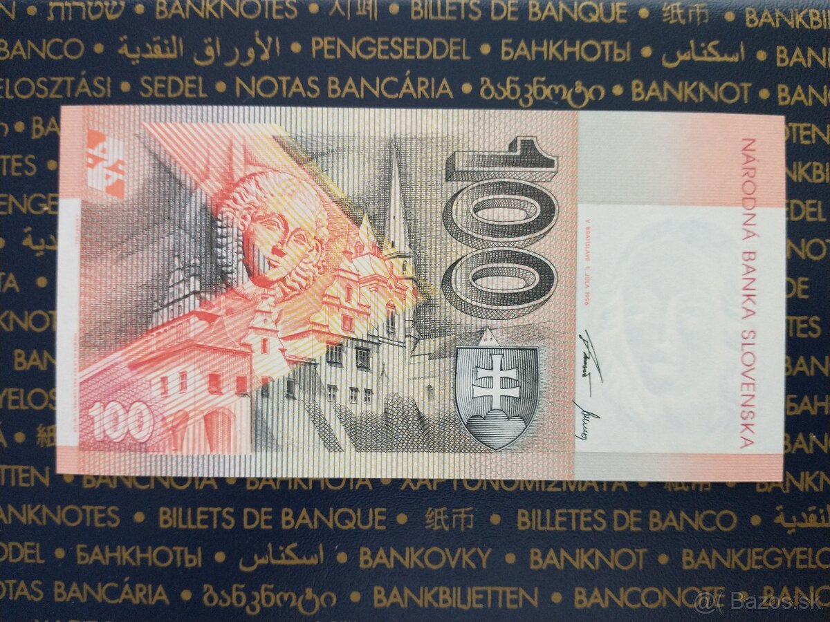 100Sk 2004 séria A, 1996 séria D, UNC - 4