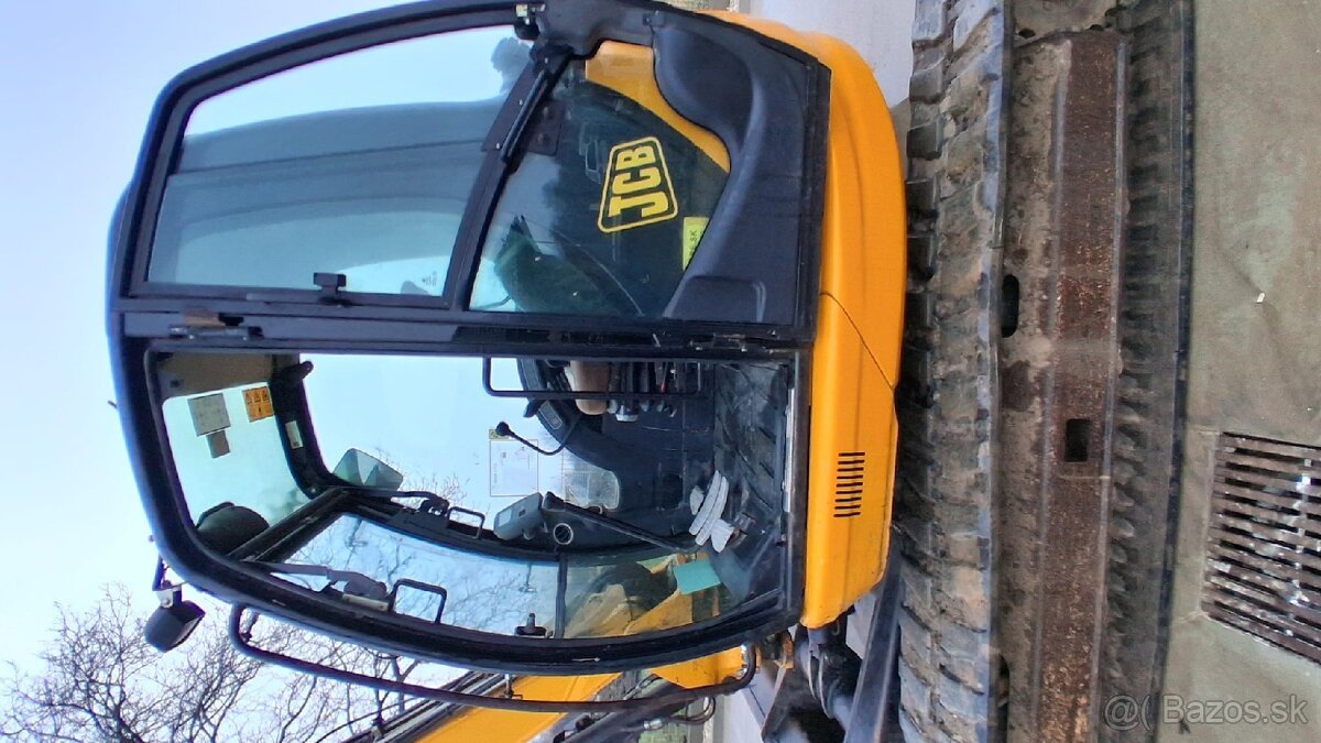 Bager JCB 8085. Klima, 2x lyžica, kosačka. - 4