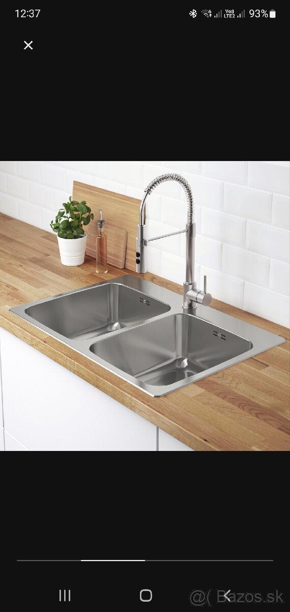 Ikea Langudden dvojitý drez - 4