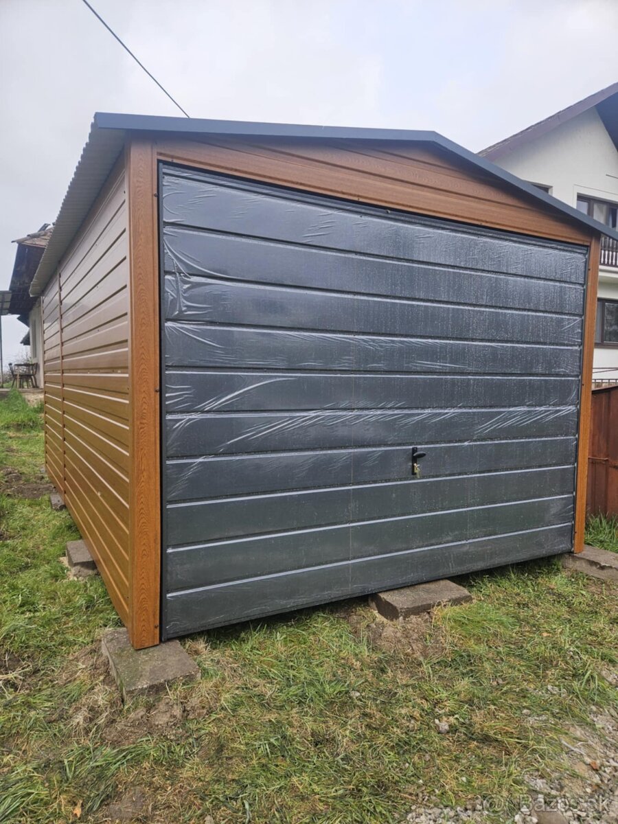 Nová plechová garáž od 3x5m - 4