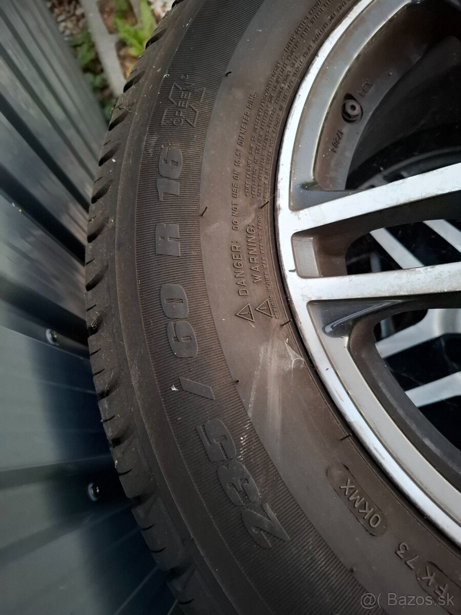 Zimné pneu 4ks + disky 235/60 R16 - 4