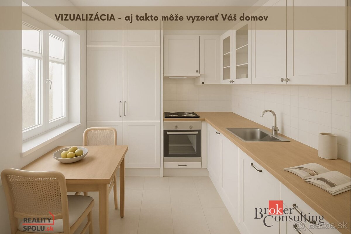 3 izbový byt, 63 m2 s balkónom, 2 pivnice, Vrbové - 4