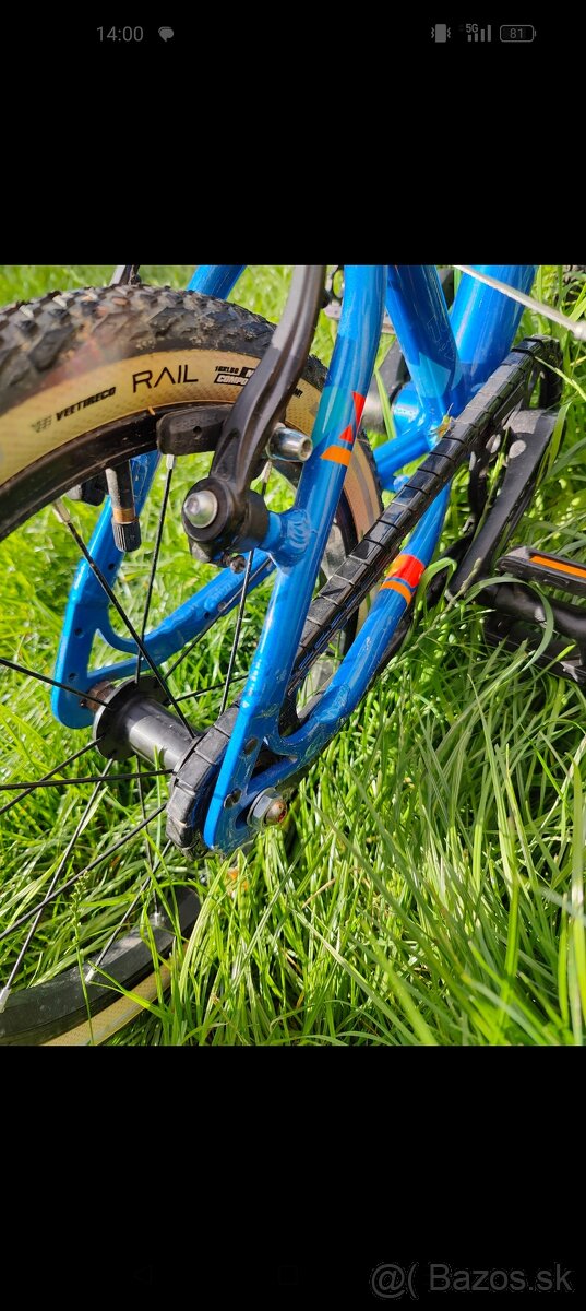 Detský bicykel academy grade 3, 16"modrý - 4