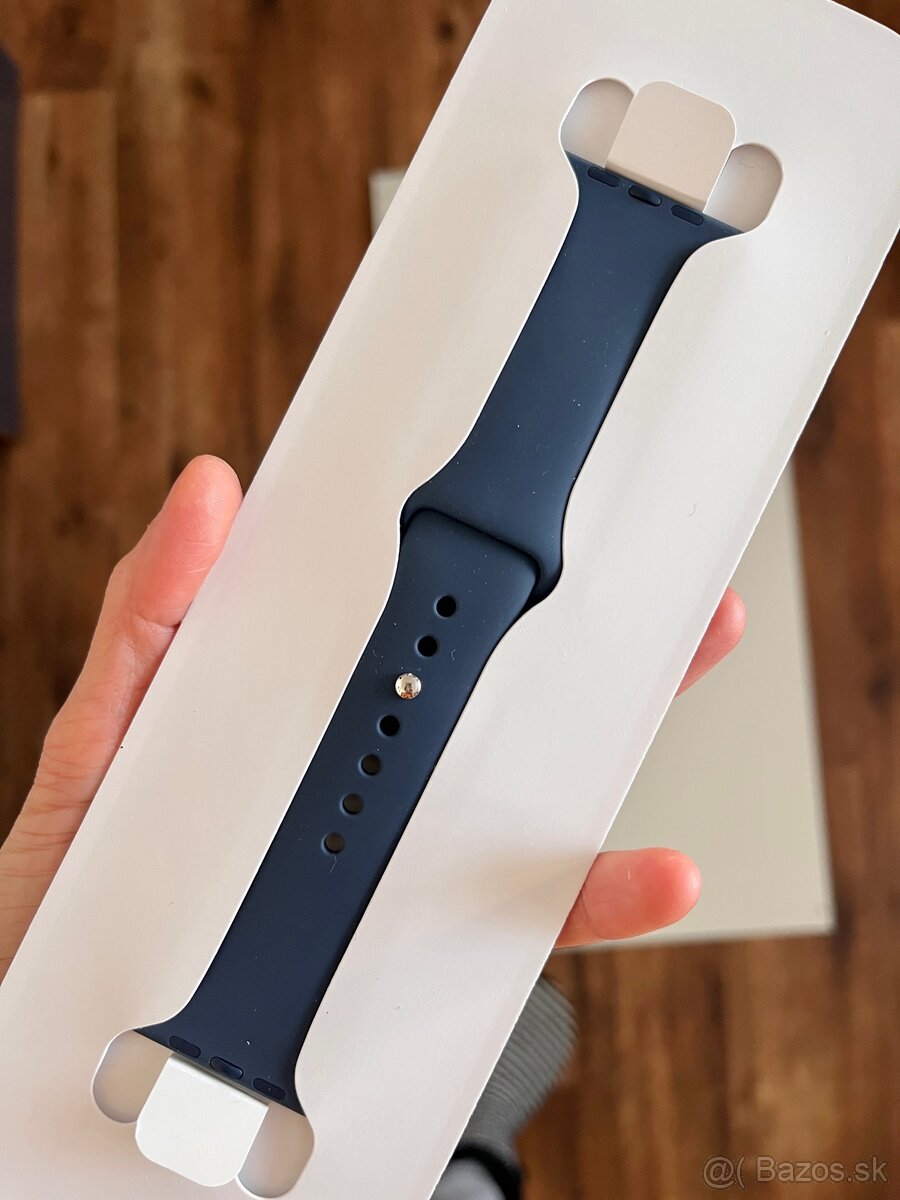 Apple Watch 45mm Storm Blue Sport Band - S/M - 4
