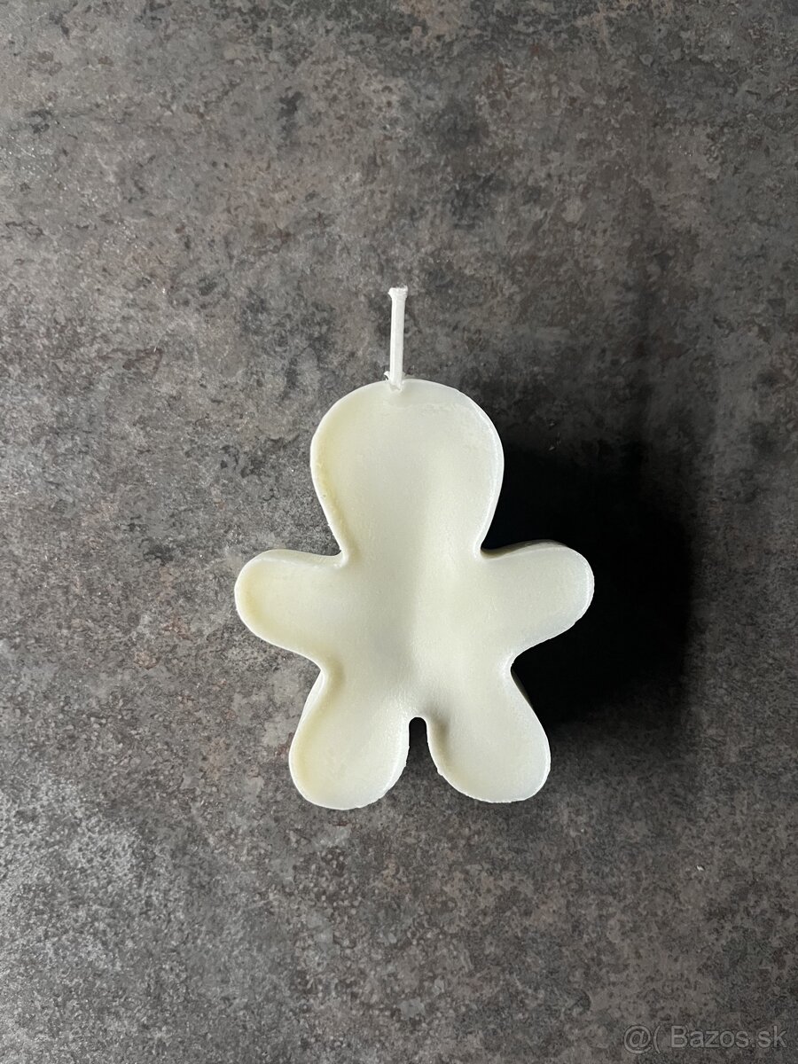 Vianocny pernik sviecka z prirodneho sojoveho vosku - 4