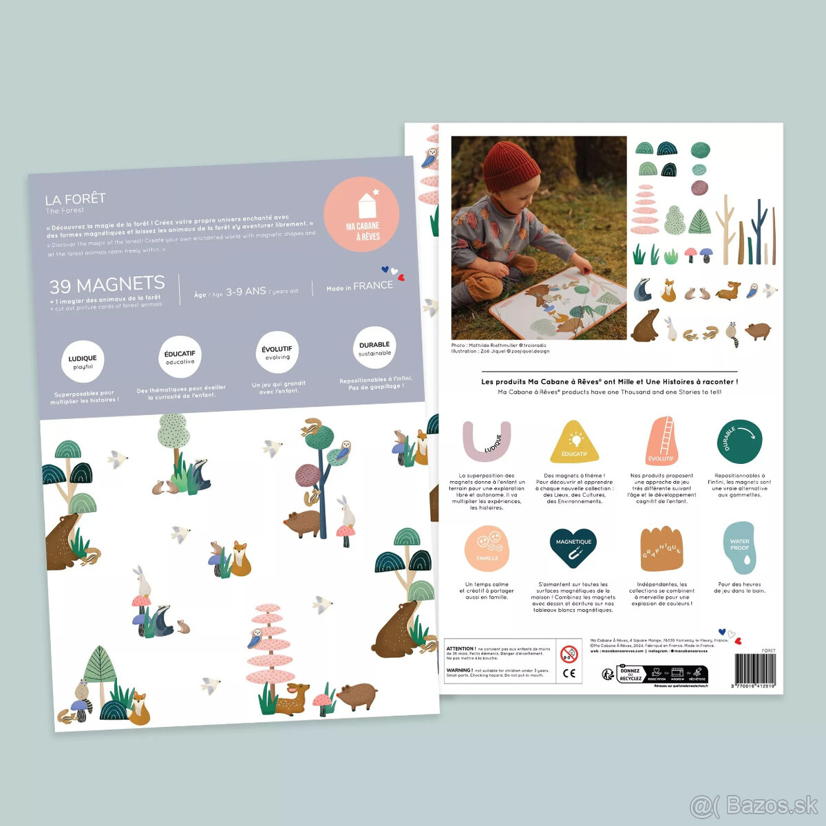 Magnetická hra Lesné zvieratá – úplne nová, nerozbalená - 4