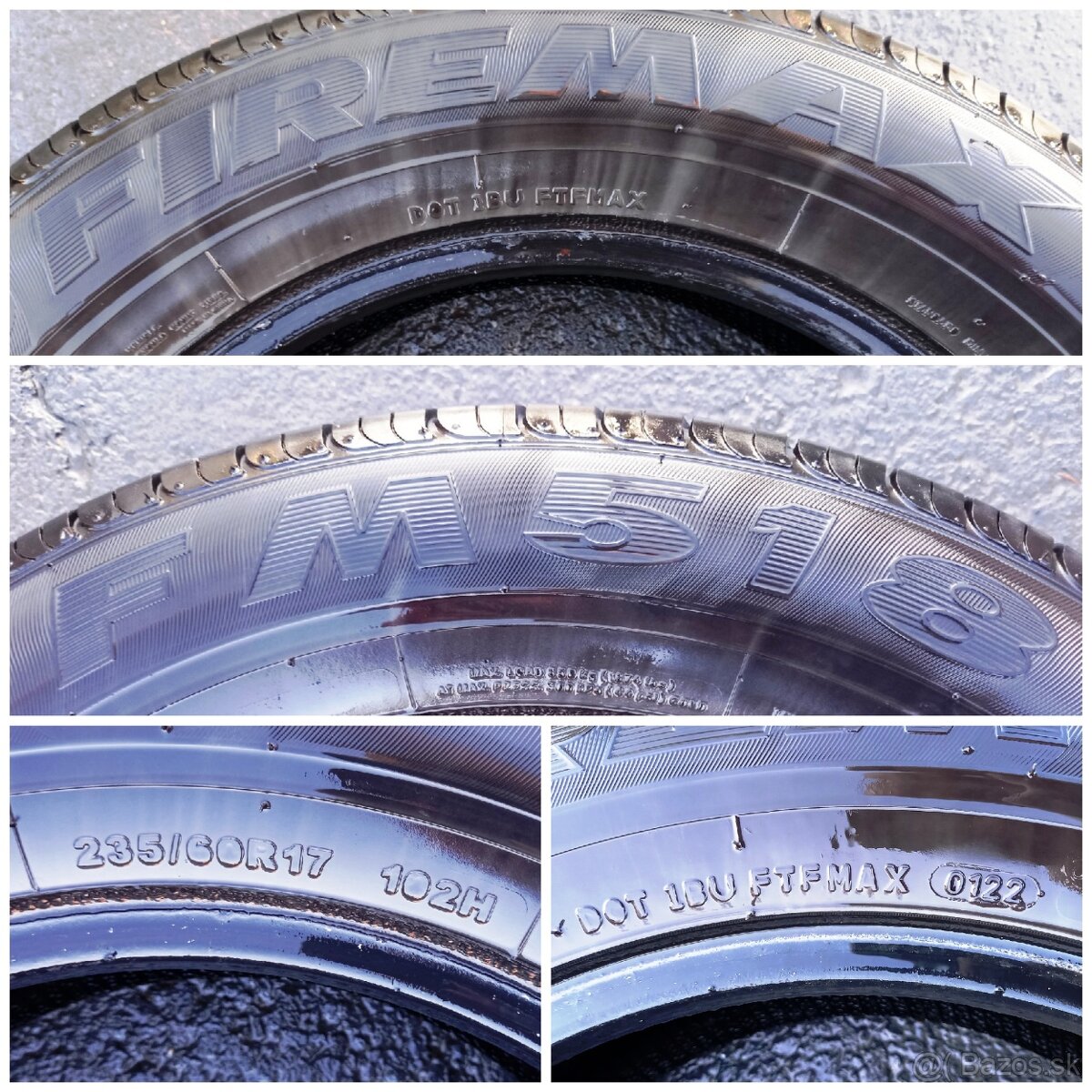 235/60R17 Predám letné pneumatiky SUV - 4